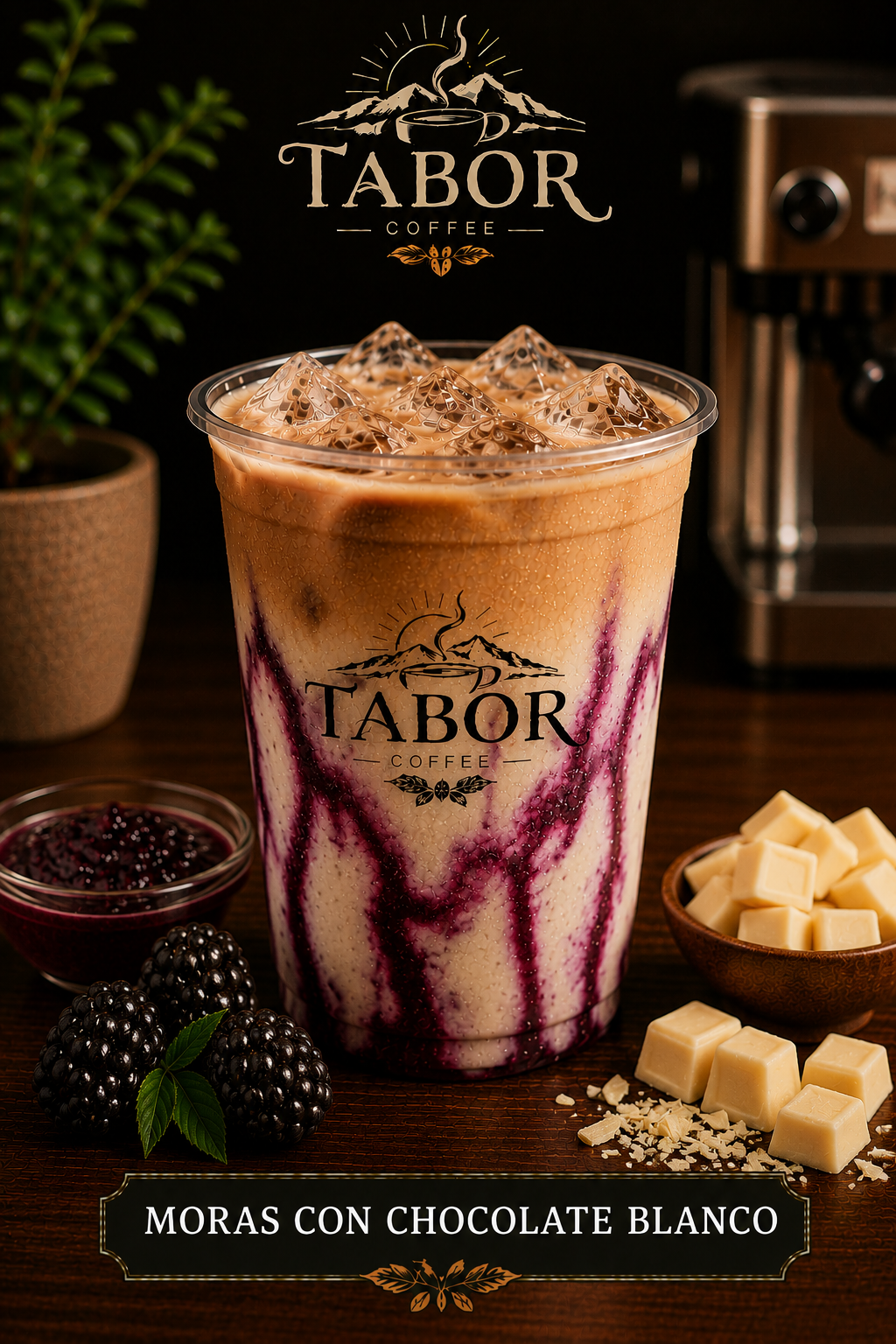 Moras con Chocolate Blanco
