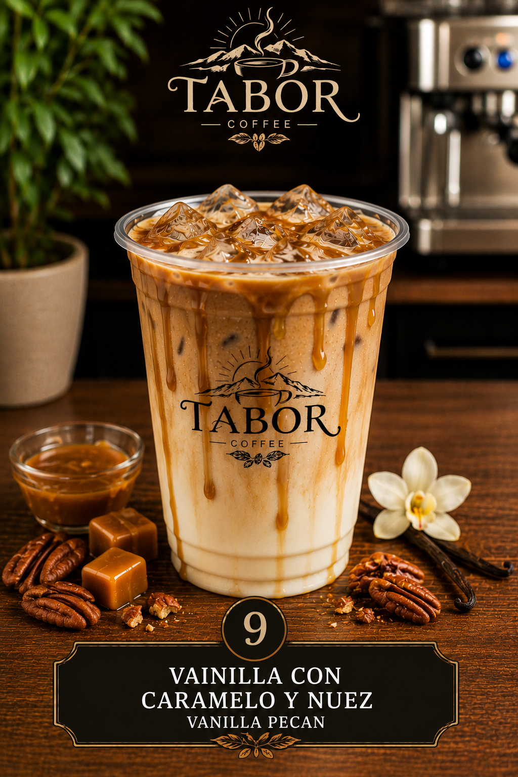 Vainilla con Caramelo y Nuez